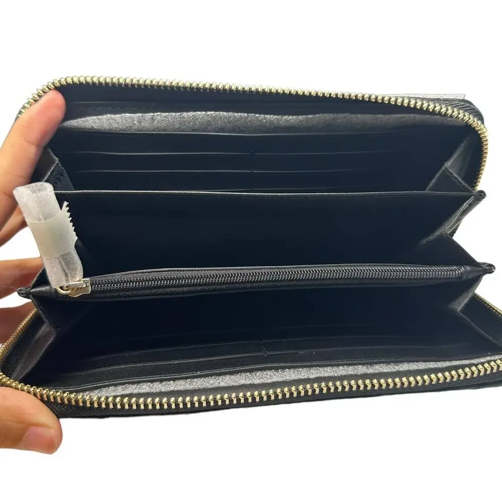 Kate Spade Carey quilted leather Black Large Continential Wallet